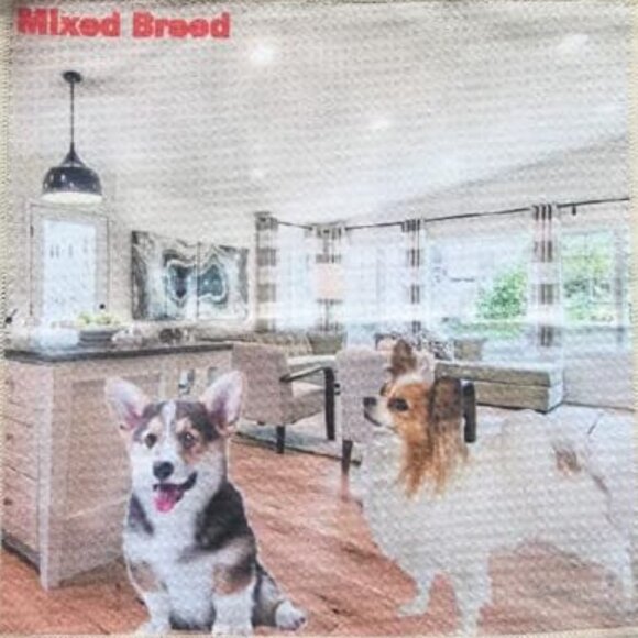 Amazing Fun Dog Decorations Art Poster (Unframed) (Mixed Breed (12"x12")) - Picture 2 of 4